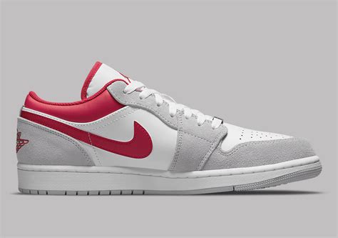 Air Jordan 1 Low Grey Red Dc6991 016 Release