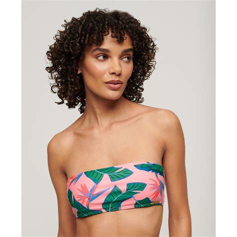 Superdry Tropical Bandeau Bikini Top Multicolor Dressinn