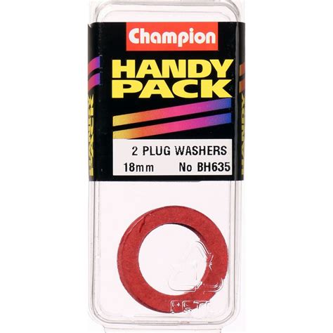 Champion Washer Flat Fibre M18 X 27mm X 332 Red Bh635