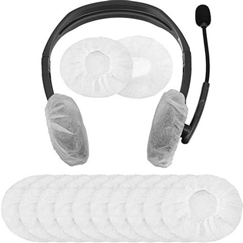 200 Pieces Sanitary Headphone Ear Cover Disposable Non Woven Earpad Covers Headphone