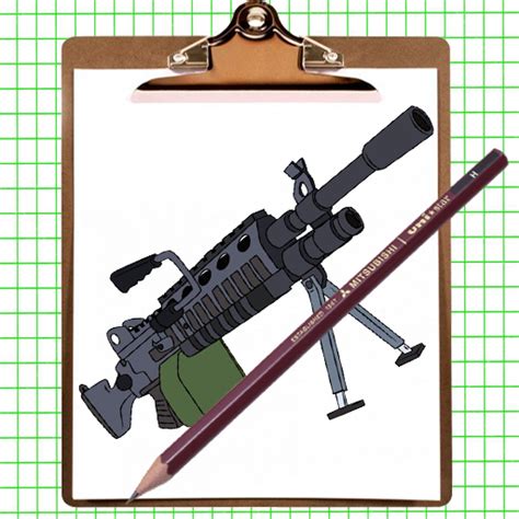 How to Draw Firearms Easy for PC / Mac / Windows 11,10,8,7 - Free ...