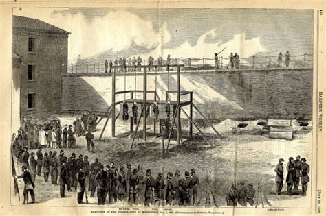 The Lincoln Assassination Execution Of The Conspirators The