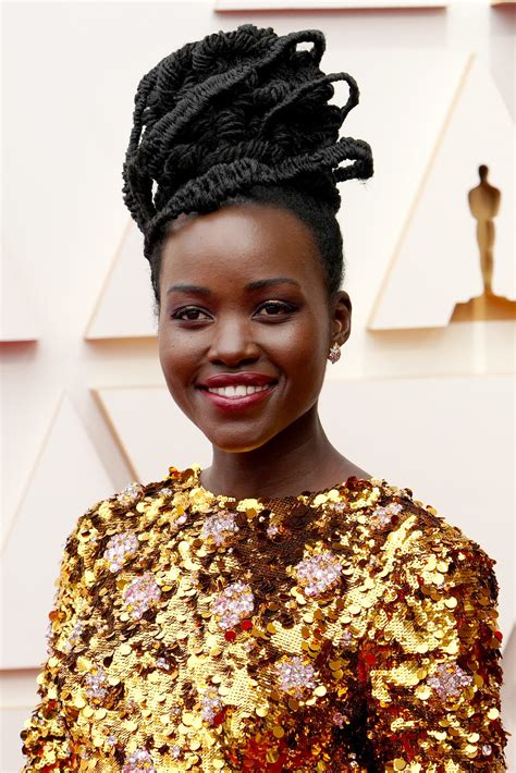 The Story Behind Lupita Nyongos Mesmerizing Updo At The Oscars 2022