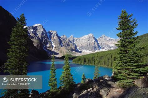 Moraine Lake And The Valley Of The Ten Peaks Rocky Mountains Banff