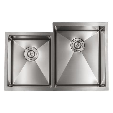 32" Modern + Industrial Stainless Steel Kitchen Sink R4060R - Strictly ...