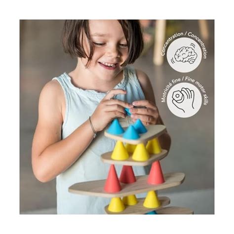 Oppi Piks Small Kit Jeu Ducatif En Bois Et Silicone Avec Liv