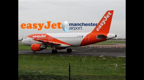 EasyJet Airbus A319 Landing At Manchester Airport YouTube