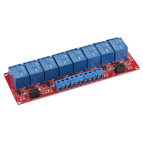 Relay Module 8 Channel 24v High Low Level Trigger Ubuy India