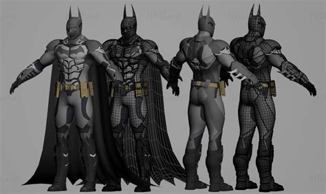 Armadura de Batsuit de Corpo Inteiro do Batman de Arkham Knight Modelo ...