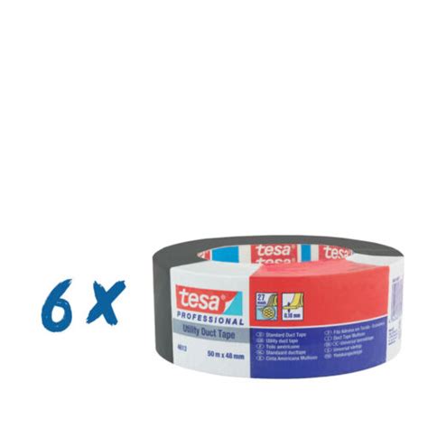 X Tesa Gewebeband Duct Tape M X Mm Panzertape Schwarz Ebay