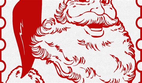 Santa Stamp Printable