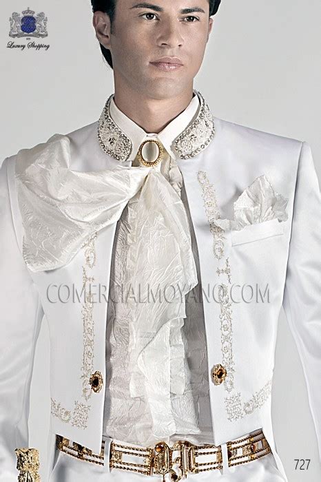 Traje De Novio Barroco Blanco Mario Moreno Moyano