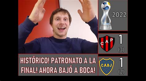 An Lisis Patronato Boca Semifinal Copa Argentina