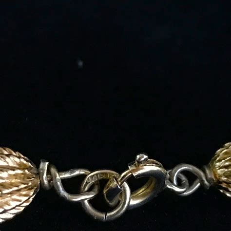 Vintage Napier Gold Plated Thick Chain Necklace20 Etsy