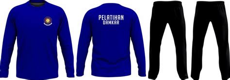 Baju Kaos Pelatihan Damkar Full Set Pria Xl