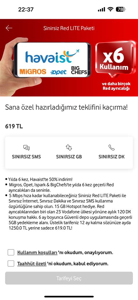 Vodafone Türkiye Red Tarife ve Marka Avantajları DonanımHaber Forum