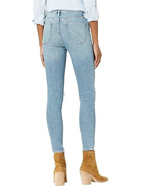 Buy Hudson Jeans Nico Mid Rise Super Skinny Ankle In Heart Of Glass