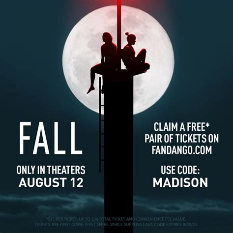 Madison is giving away free tickets to her new movie FALL on Facebook ...