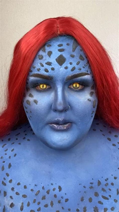 MYSTIQUE TRANSFORMATION | XMEN | MARVEL MAKEUP in 2022 | Amazing ...