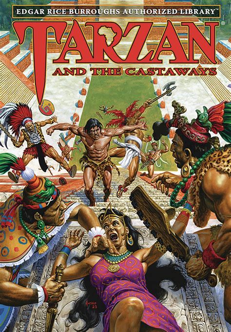 APR241508 ERB AUTH LIB TARZAN HC VOL 24 TARZAN AND THE CASTAWAYS