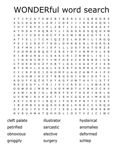 WONDERful Word Search WordMint