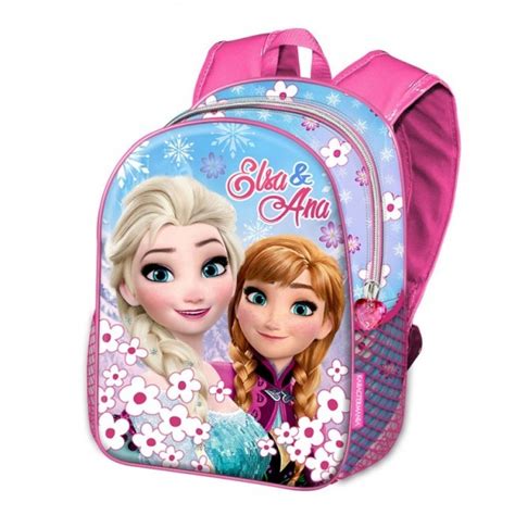 Mochila Escolar Cm Frozen Floret Loja Da Crian A