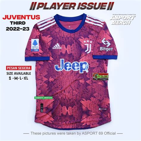 Jual JUVE PLAYER ISSUE JERSEY BOLA JUVENTUS THIRD 3RD NEW 2022 2023