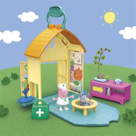 Peppa Pig Peppa’s Adventures Peppa Visits the Vet Playset Preschool Toy, 1 Figure and 3 ...