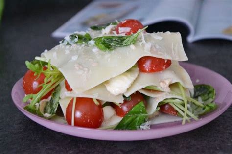 Lasagne Salade Caprese Brenda Kookt Voedsel ideeën Snel diner