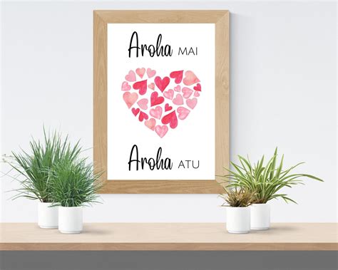 New Zealand Aroha Mai Aroha Atu Love Received Love Returned Maori