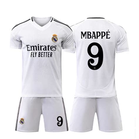 Real Madrid Heimtrikot G Nstige Fu Ball Trikotsatz Kylian