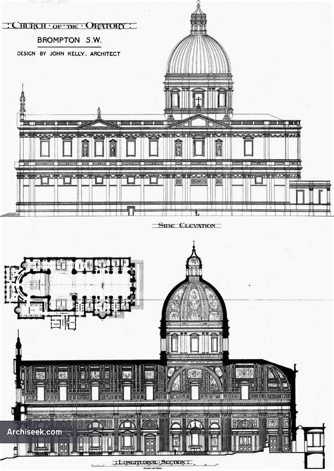 1878 – Brompton Oratory Competition, Kensington, London | Architecture ...