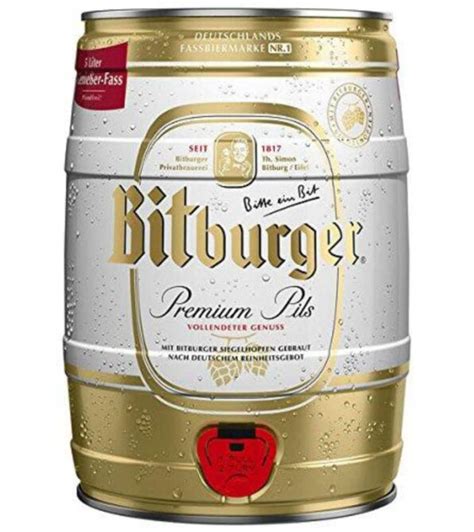 Fassbier Bitburger Premium Pils Liter Ikalo De