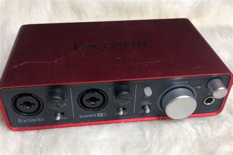 Focusrite Scarlett 2i2 Usb Audio Interface 1st Generation Preowned Pilates Plus