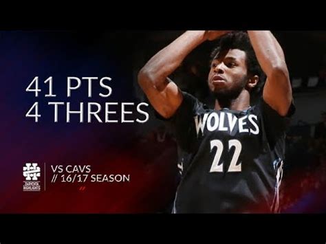 Andrew Wiggins Pts Threes Vs Cavs Season Youtube