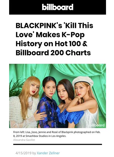 Blackpink Hits New Highs On Billboard 200 And Hot 100 Charts 매일경제