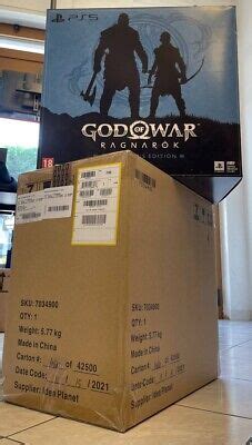 GOW GOD OF War Ragnarok Collector S Limited Edition PS4 PS5 ITA