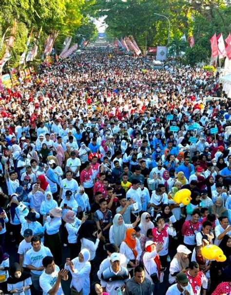 Majukan Umkm Di Makassar Umkm Sahabat Sandi Meriahkan Jalan Santai Hut