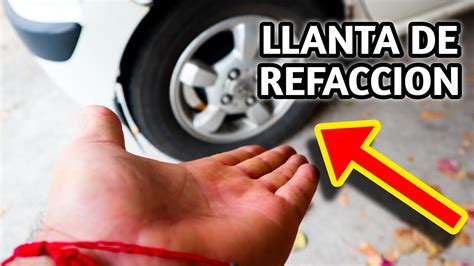 Como CAMBIAR La Llanta De REFACCION Como Remover La Llanta De