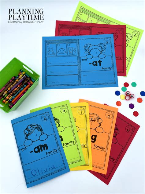 Short Vowel Word Families Activities Planning Playtime