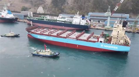 Worlds First Methanol Fueled Containership Launched