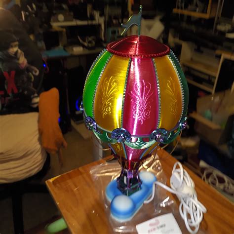 D Printable Hot Air Balloon Lamp Made With Ender K MaxCults