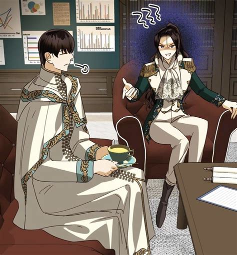 Two Anime Characters Sitting In Chairs Talking To Each Other