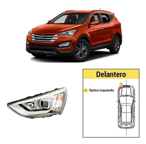 Óptico Izquierdo Hyundai Santa Fe 2013 2016 Cuotas sin interés