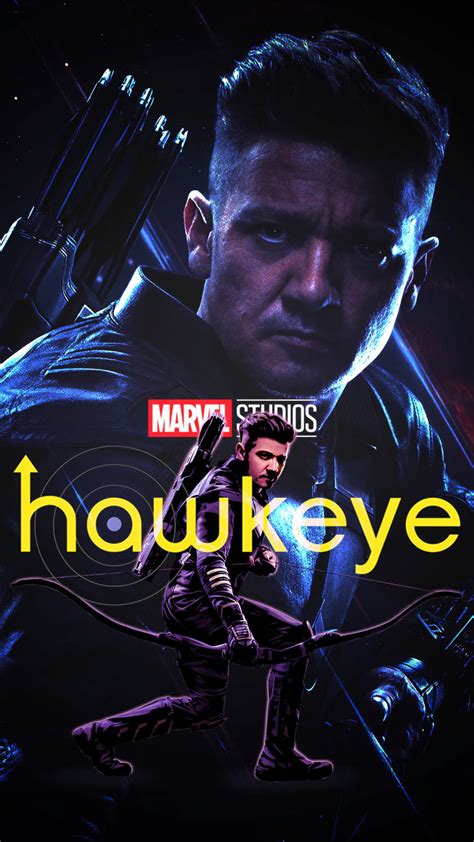 Download Disney Plus Hawkeye Poster Wallpaper | Wallpapers.com