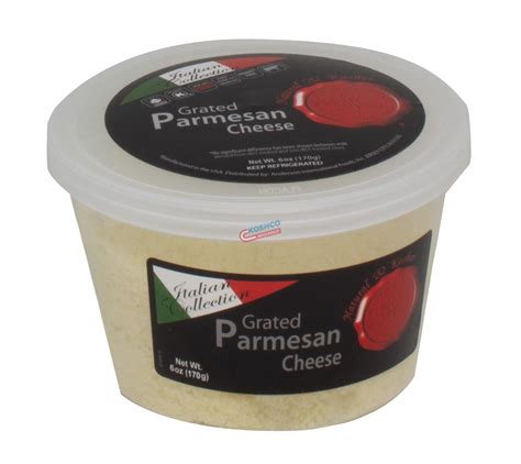 Natural And Kosher Parmesan Cheese Grated 6oz Koshco Superstore