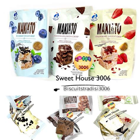 Twinfish 120g 150g Makiato Macchiato Cocoa Strawberry Blueberry Nougat