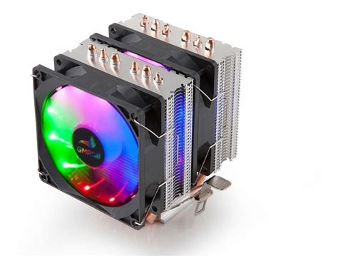 6 Heat Pipes Cpu Cooler 4 Pin Pwm Rgb Lga 20112011 3 X79 Frete Grátis