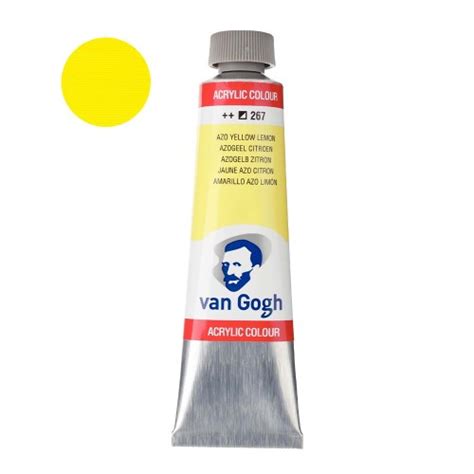 Farba Akrylowa Van Gogh 40ml 267 Azo Yellow Lemon Storm Internetowy