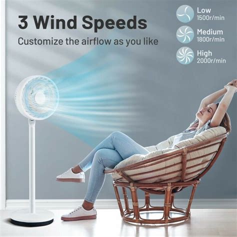 Costway 9 Oscillating Pedestal Fan Portable Floor Fan W